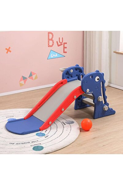 Arabest Baby & Toddler Toys,Indoor Slide Climber with Basketball Hoop,Three S...