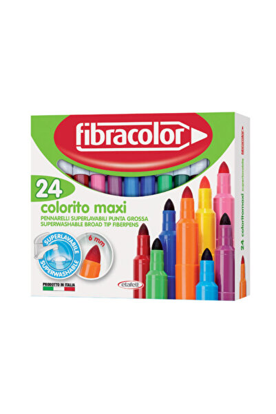MC Micostore Carioca Fibracolor Colorito Maxi 24 culori