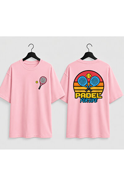 VODEXA Unisex Oversize Tennis Printed T-Shirt 100% Cotton Tennis Themed Comfo...