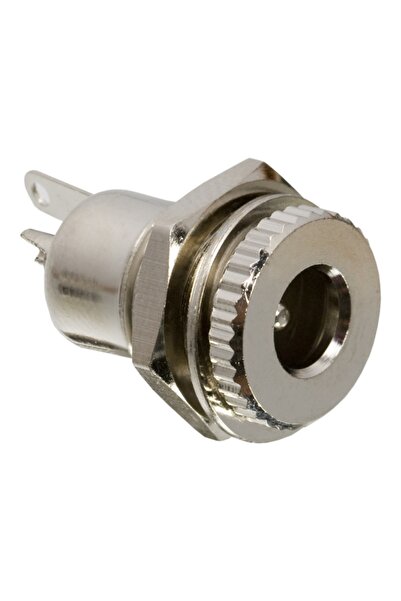 Alista Home Priză metalică pentru montare pe panou, DC 5.5 × 2.1 mm, conector...
