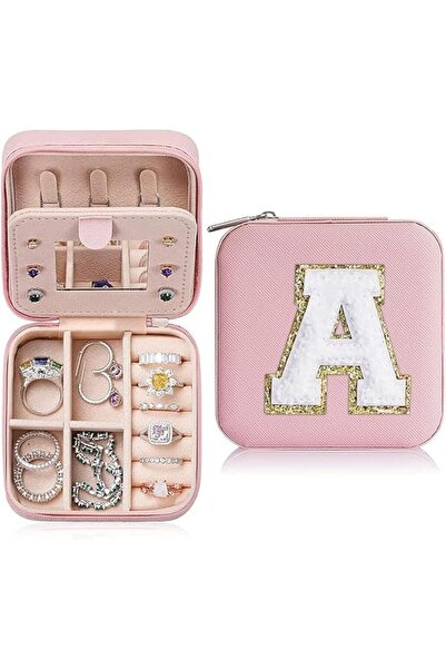 ALMEKAQUZ Jewelry Box, Trendy Travel Jewelry Case, Mini Portable Jewelry Case...