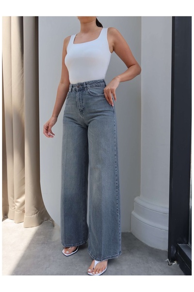 ESRAHELVACI Wide Leg High Waist Jeans
