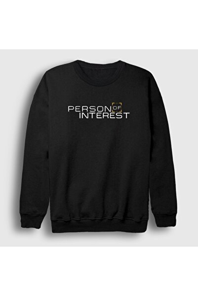 Presmono سويت شيرت بشعار أسود للجنسين من Person Of Interest 620395tt