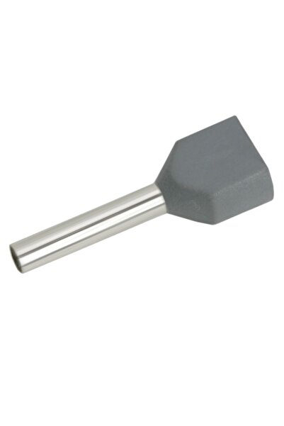 Alista Home Manșon dublu pentru capăt de cablu, 2×0.75 mm², izolație gri