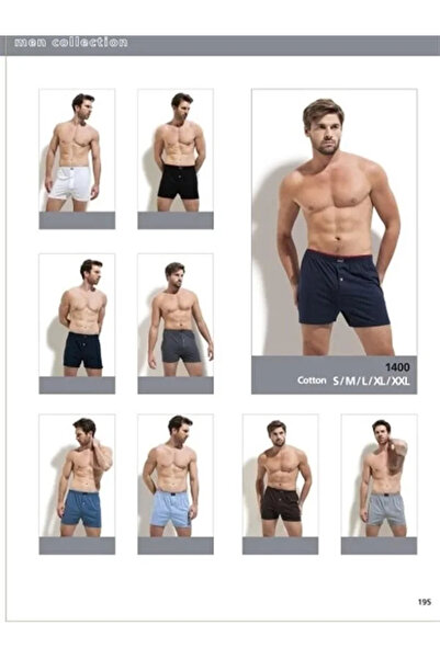 Mariposa Secret Men's Combed Cotton Boxer 1400 Asorti m
