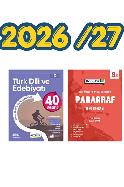 Okyanus Yayıncılık Okyanus 9.Sınıf 40 Seans Türk Dili Ve Edebiyatı - Konutik ...