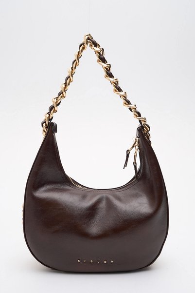 Sisley حقيبة كتف نسائية بني SLY503