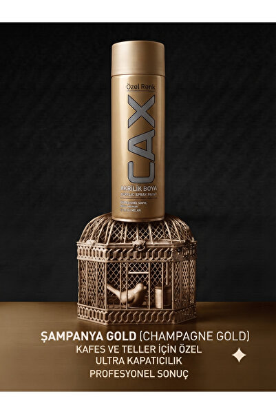 caxcolors CAX Kafes ve Tel Boyası 400 ml - Ultra Kapatıcı Akrilik Sprey Boya ...