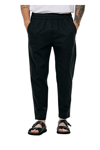 TWIN BLACK Παντελόνι 03-109F – Black - xxl