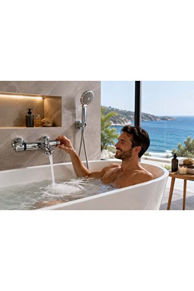 ACAR SU ARMATÜRLERİ Special Thermostatic (Temperature Adjustable) Bathroom Fa...