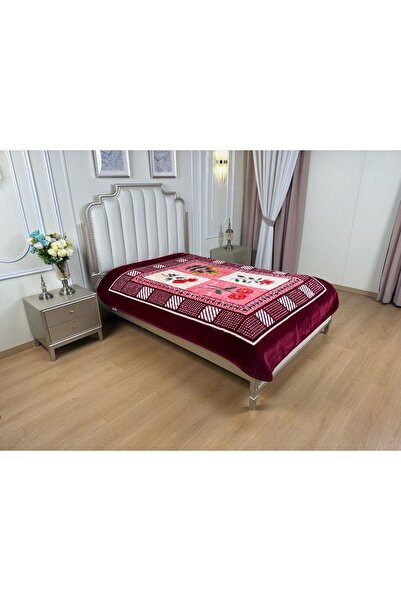 Brides Winter Fleece Blanket with Laser Print -4 Kg, Size 220*180