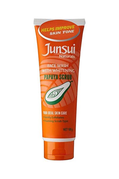 Junsui Whitening Papaya Facial Scrub 100grams