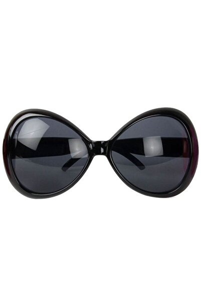 naque 70 Years Black Color Nostalgia Yeşilçam Party Glasses 15X7 cm