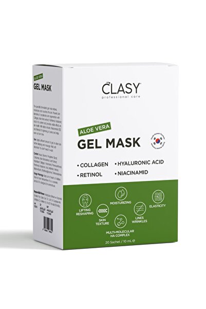 CLASYYCARE ClasyCare Aloe Vera Jel Maske 20x10 ml – Nemlendirici ve Rahatlatı...