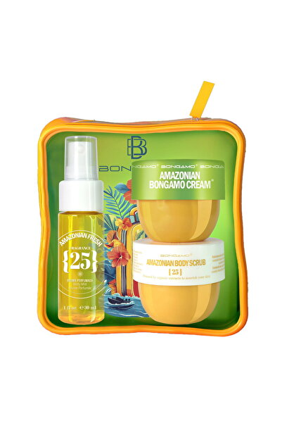 Bongamo Set Bongamo: Amazonian Fresh 25, Revigorant, Spray de corp, Vanilie, ...