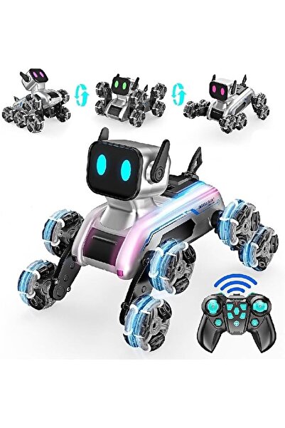 XICEN 8WD Remote Control Cars Toys for Boys Age 6-13, 2.4Ghz RC Stunt Car wit...
