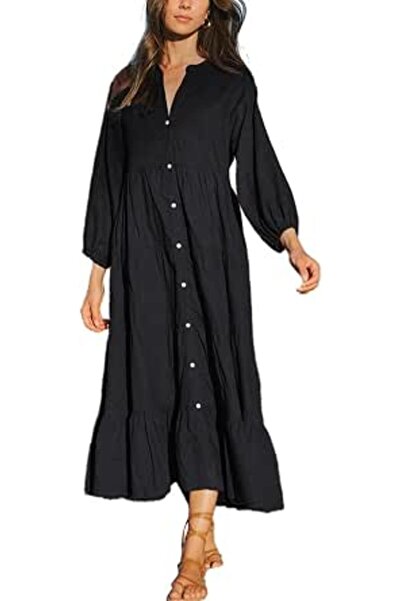 YouKD Women's Summer Boho Kimono Long Shirt Dress Large Size Robe Beach Wraps...