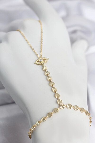 SORA GROUP Gold Color Brass Zircon Stone Eye Model Shahmeran