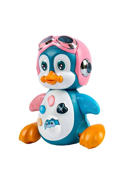 OEM Jucarie Electric Pinguin 8865A, interactiva sunete lumini Danseaza Dansea...