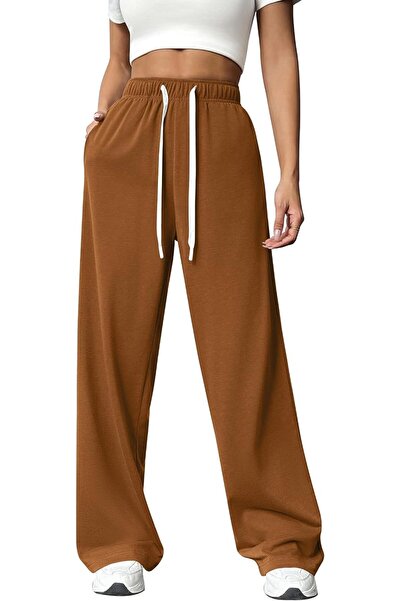 GENERAL PINSPARK Wide Leg Sweat Pants for Womens High Waisted Baggy Sweatpant...