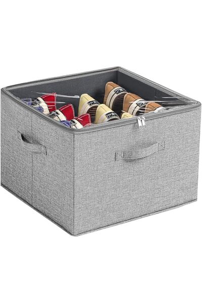 Generic Shoe Organizer for Closet, Fits up to 16 Pairs, Foldable Storage Boxe...