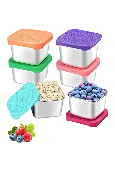 Generic Proof Stainless Steel Sauce Food Lunch Box, 6 Pack 60ml Stainless Ste...