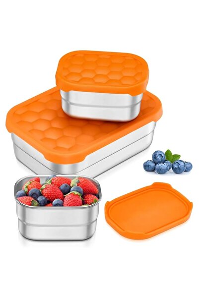 Generic Stainless Steel Lunch Containers, 18/10 Stainless Steel Food Containe...