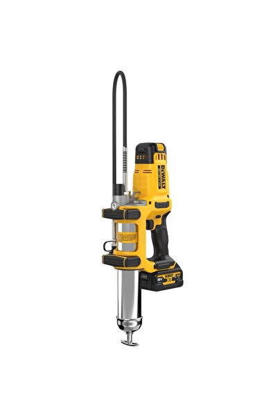 Dewalt DCGG581P1G 18V XR Cordless Grease Gun, 2-Speed, 1.2 m Hose, 5Ah Battery