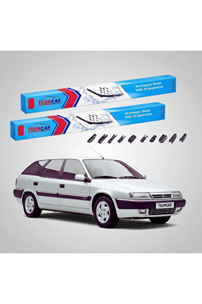 TEAMCAR Citroën Xantia Break X1 Estate 1995-1998 Wiper Blades | Front Set Fla...
