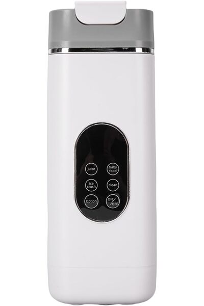 Luqeeg كوب عصارة كهربائي، خلاط محمول بشاشة رقمية وشحن USB للمنزل والمكتب والخ...