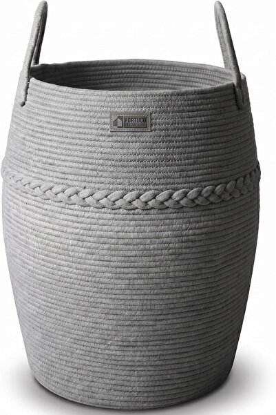 GENERAL Premium Woven Rope Laundry Basket | Extra-Large 96L Foldable Laundry ...