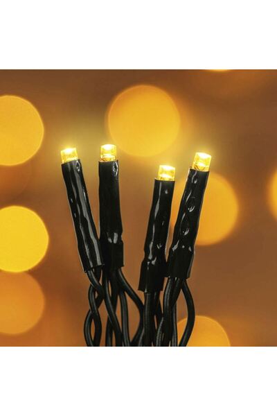 OEM Instalatie de Lumini cu 100 de becuri LED Interconectabila 6,07m - Alb Cald