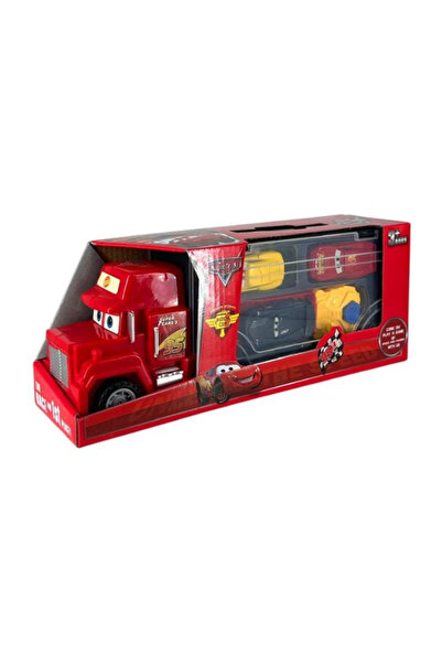 Leno Toy Truck Transporter Set With Mini Vehicles - Friction Powered Carrier ...