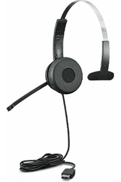 LENOVO 100 Μονοφωνικά Ακουστικά Πολυμέσων On-Ear με Μικρόφωνο USB-A