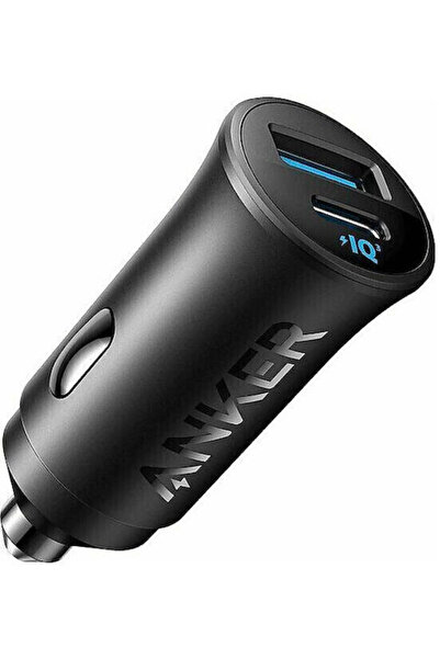 Anker Φορτιστής Αυτοκινήτου 30W Γρήγορης Φόρτισης με Θύρες 1xUSB-A 1xType-C Μ...