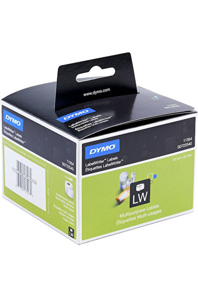 Dymo 11354 Ταινία εκτυπωτή ετικετών σε λευκό χρώμα 1 τεμάχιο Κωδικός: S0722540
