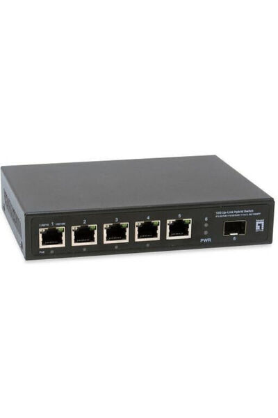 LEVEL ONE GEP-0625 Μη διαχειριζόμενος διακόπτης L2 PoE++ με 5 θύρες Ethernet ...