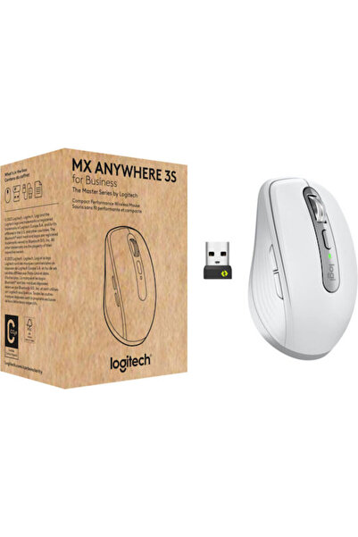 logitech MX Anywhere 3S για Επιχειρήσεις Ασύρματο Ποντίκι Ανοιχτό Γκρι