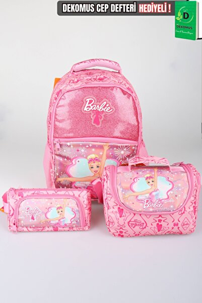 Barbie X Dekomus Licensed Ballerina Magic Collection Large Size School Bag, T...