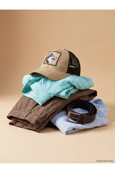 LC Waikiki Shining Choices Suede Look Men's Cap Hat from Shining Store