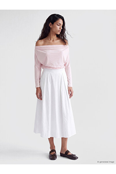 LC Waikiki I Beli Corded A-Line Flared Skirt from Freezen Store