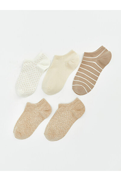 LC Waikiki I Embroidered Women's Booties Socks 5-Pack from Freezen Store