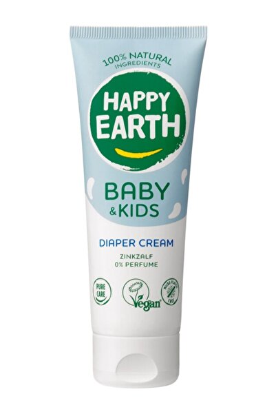 Happy Earth – Diaper Rash Cream – 100% Natural Baby and Child Cream – 75 ml