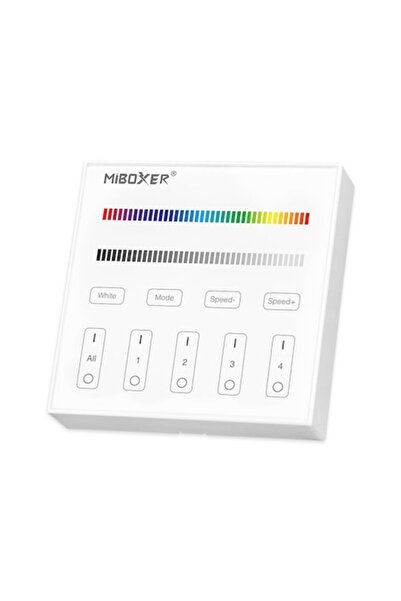 Miboxer Mi-Light B3 Telecomandă de perete pentru control grup și zone Alb DIM...
