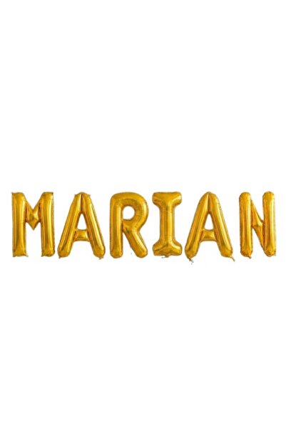 genaja Set Baloane Litere Folie „MARIAN” Auriu 40 cm – Decor Elegant Evenimen...