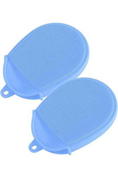 ASKIND Silicone Bath Brush, 2Pcs Handheld Bath Scrubber, Silicone Face Scrubb...