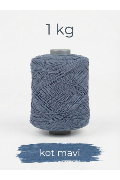 Bevella Macrame Cord 1 kg 2 mm Premium Thin Chain Cotton, Macrame Cord Denim ...