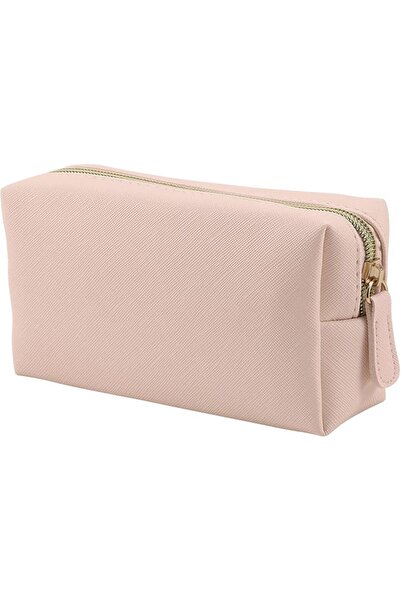 ASKIND Leather Makeup Bag for Purse Travel, Portable Small Cosmetic Organizer...