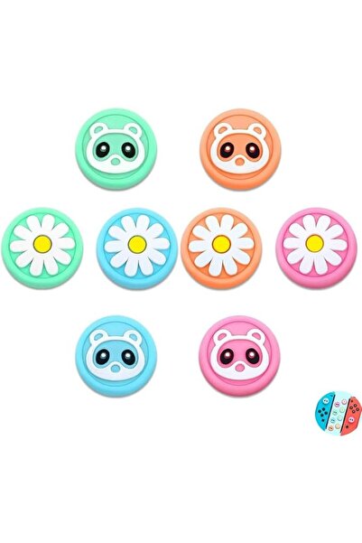 X SPRING Thumb Grip Caps, 8 PCS Soft Silicone Non-Slip Joystick Caps, Enhance...
