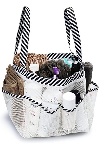 SYOSI Mesh Shower Caddy, Large Capacity Portable Bath Organizer Tote with 8 P...